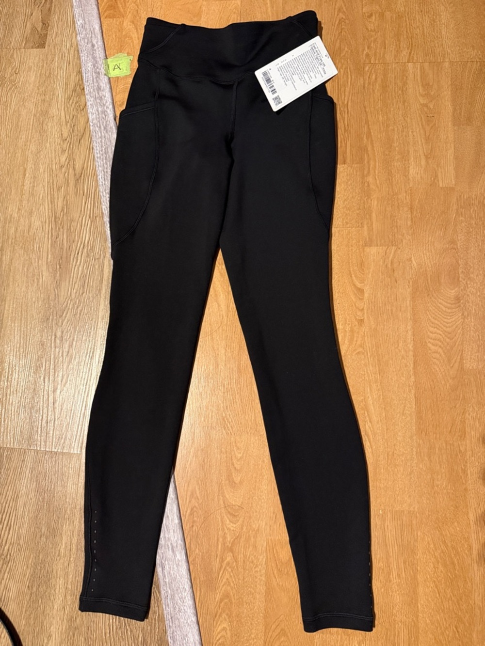lululemon athletica Black High-Rise Leggings with Side Pocket